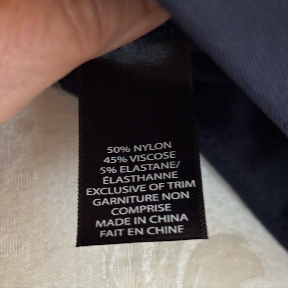 NWT Pink Tartan Navy Blue Skirt, Size 8 - Picture 10 of 11